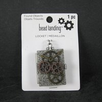 Steampunk Gear Clock Locket Pendant