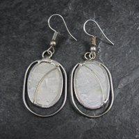 Vintage Capiz Shell Earrings