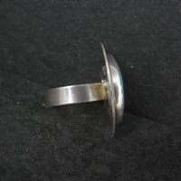 Vintage Navajo Sterling Turquoise Ring Size 6.5