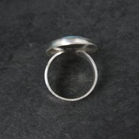 Vintage Navajo Sterling Turquoise Ring Size 6.5