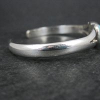 Vintage Mexican Sterling Turquoise Cuff Bracelet 6.25"