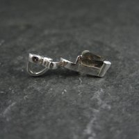Tiny Sterling Silver Smoky Quartz Pendant