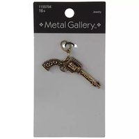 Revolver Pendant Charm by Metal Gallery