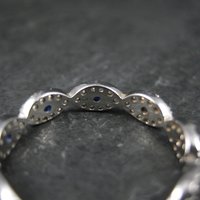 Sterling Silver Evil Eye Ring Size 7