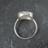 Sterling Silver Pale Chrysoprase Ring Size 8