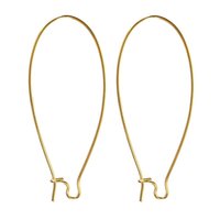 100pc Gold Fish Hook and Kidney Earwires DIY Earrings Cousin Jewelry Basics