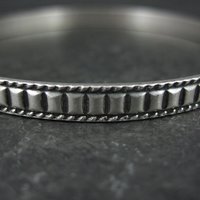 Vintage Sterling Silver Bangle Bracelet by Danecraft 7.25"