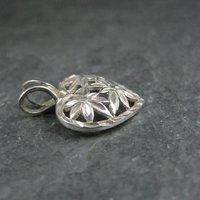 Filigree Sterling Silver Heart Pendant