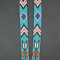 Vintage Southwestern Beaded Thunderbird Necklace