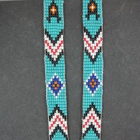 Vintage Southwestern Beaded Thunderbird Necklace