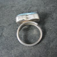 Larimar Heart Ring Sterling Silver Adjustable