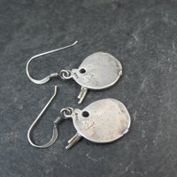 Vintage Sterling Painters Pallet Earrings