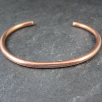 Simple Copper Cuff Bracelet 6 Inches