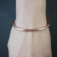 Simple Copper Cuff Bracelet 6 Inches