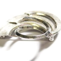 Vintage Sterling Swirl Brooch Pin Dolan Bullock