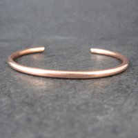 Simple Copper Cuff Bracelet 6 Inches