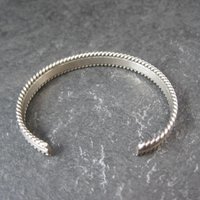 Childs Vintage Sterling Navajo Cuff Bracelet 4.5 Inches