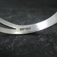 Vintage Sterling Thunderbird Cuff Bracelet Child Sized 4.25"