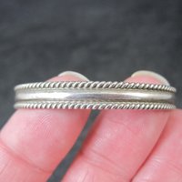 Childs Vintage Sterling Navajo Cuff Bracelet 4.5 Inches