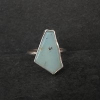 Handmade Vintage Sterling Quartz Ring Size 10