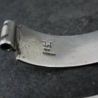 Celtic Dragon Toggle Ladies Watch Band Vintage Sterling Silver