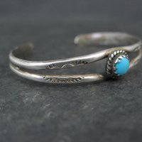 Childs turquoise cuff bracelet