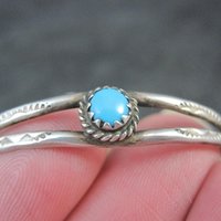 Childs turquoise cuff bracelet