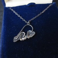 Vintage Black Hills Silver Leaf Necklace Coleman-Frizzell