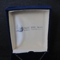 Vintage Black Hills Silver Leaf Necklace Coleman-Frizzell