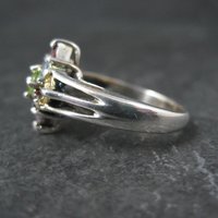 Sterling Silver Multi Gemstone Ring Size 8 New Old Stock Dee Berkley