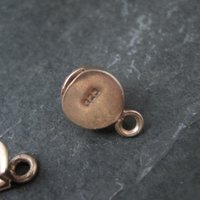 Rose Gold Amethyst Box Clasp Vermeil Sterling Silver