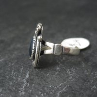 Southwestern Abalone Feather Ring Many Sizes Available NOS