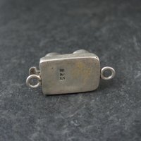 Sterling Silver Smoky Quartz Box Clasp