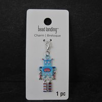 Enamel Robot Charm by Bead Landing