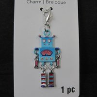 Enamel Robot Charm by Bead Landing