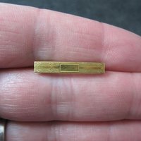 Tiny 1940s 10K Bar Pin Hayward NOS