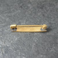 Tiny 1940s 10K Bar Pin Hayward NOS