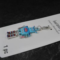 Enamel Robot Charm by Bead Landing