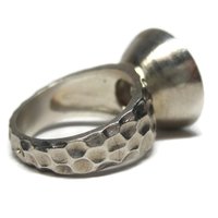 Large Estate Cubic Zirconia Statement Ring Size 7.5