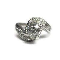 Antique Platinum .69 Carat Diamond Pinky Ring Size 2.5