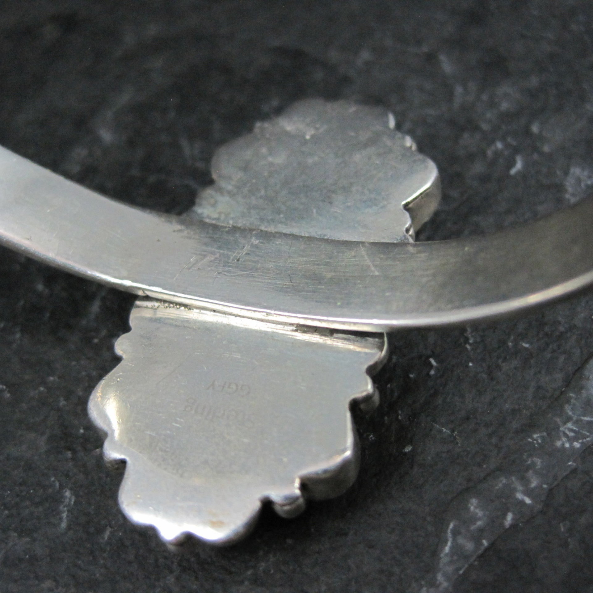 Southwestern Sterling Silver Mohave Turquoise Spiny Oyster Cuff Bracelet 6.25"