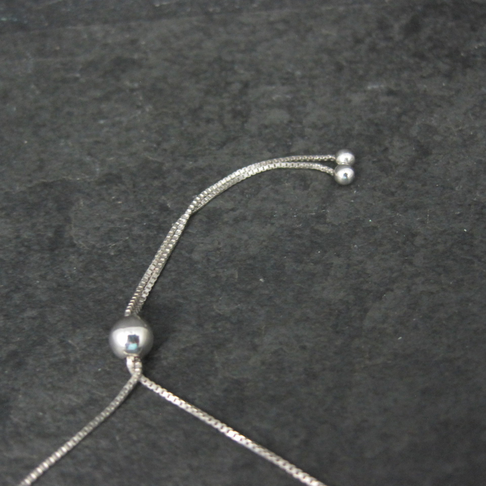 Red Spinel Bolo Bracelet Sterling Silver