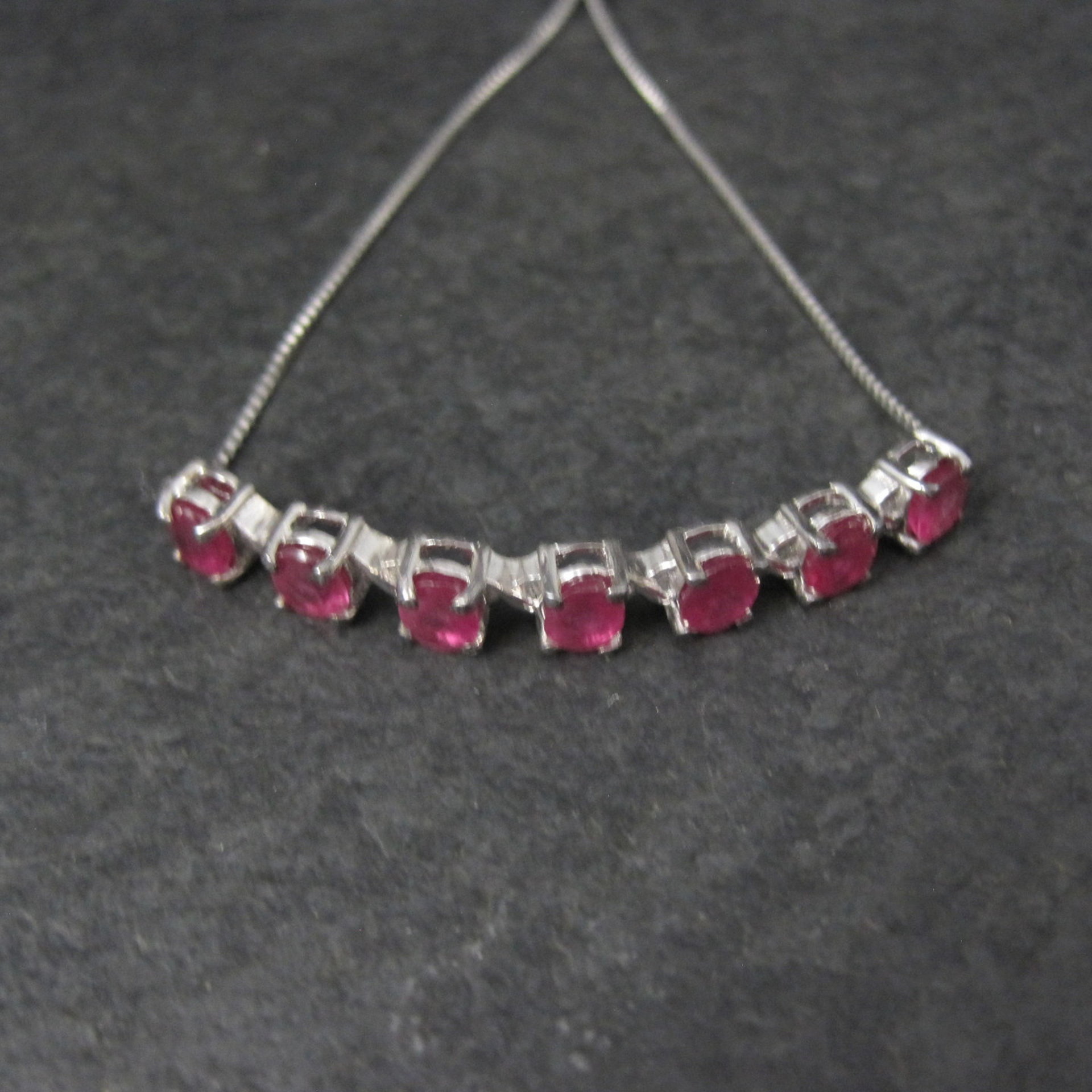 Sterling Silver Ruby Bolo Bracelet