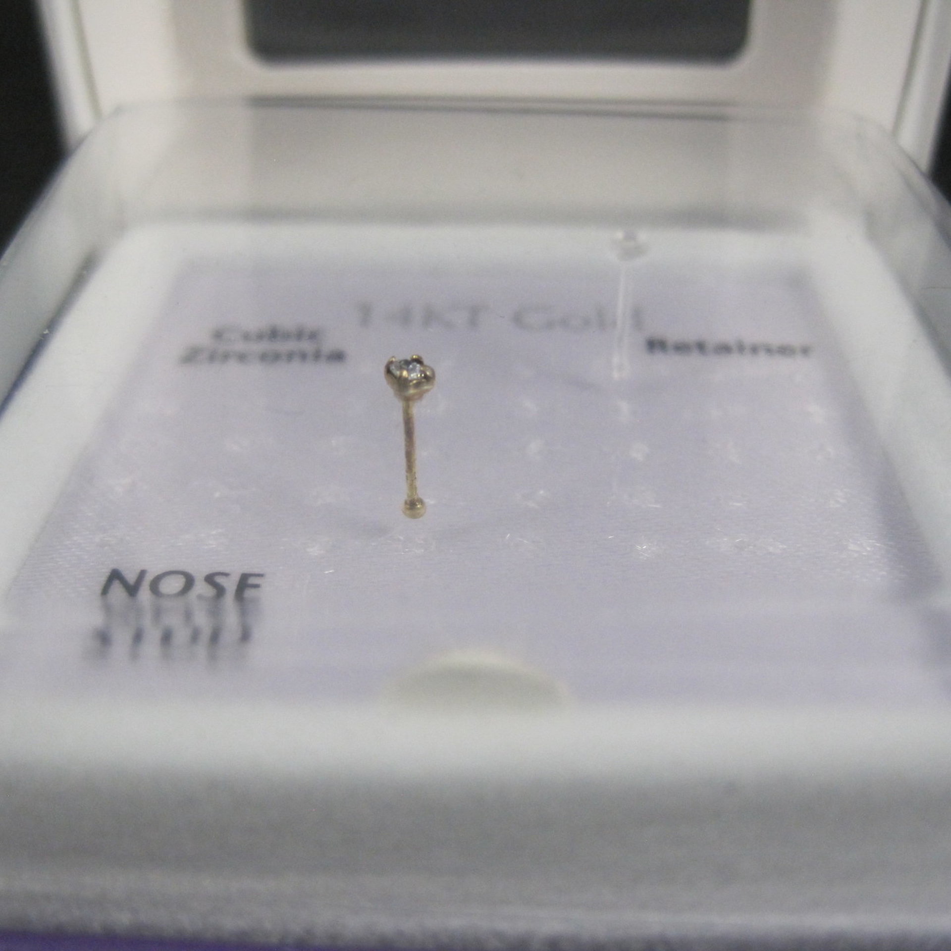 14K Nose Stud 20 Gauge Nose Bone