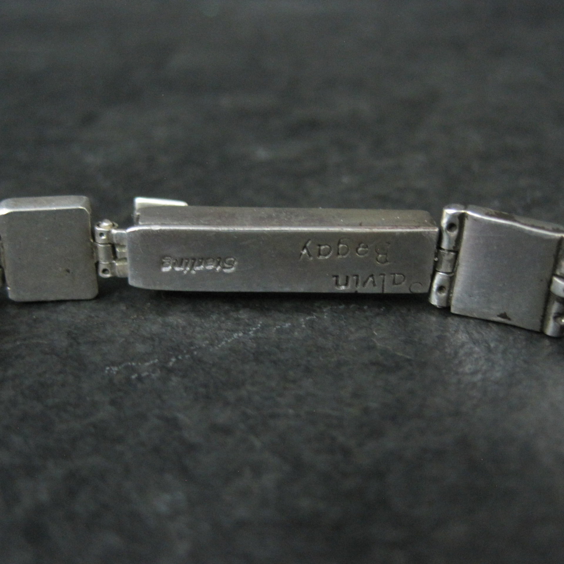 Calvin Begay Opal Sugilite Inlay Sterling Silver JP Link Bracelet