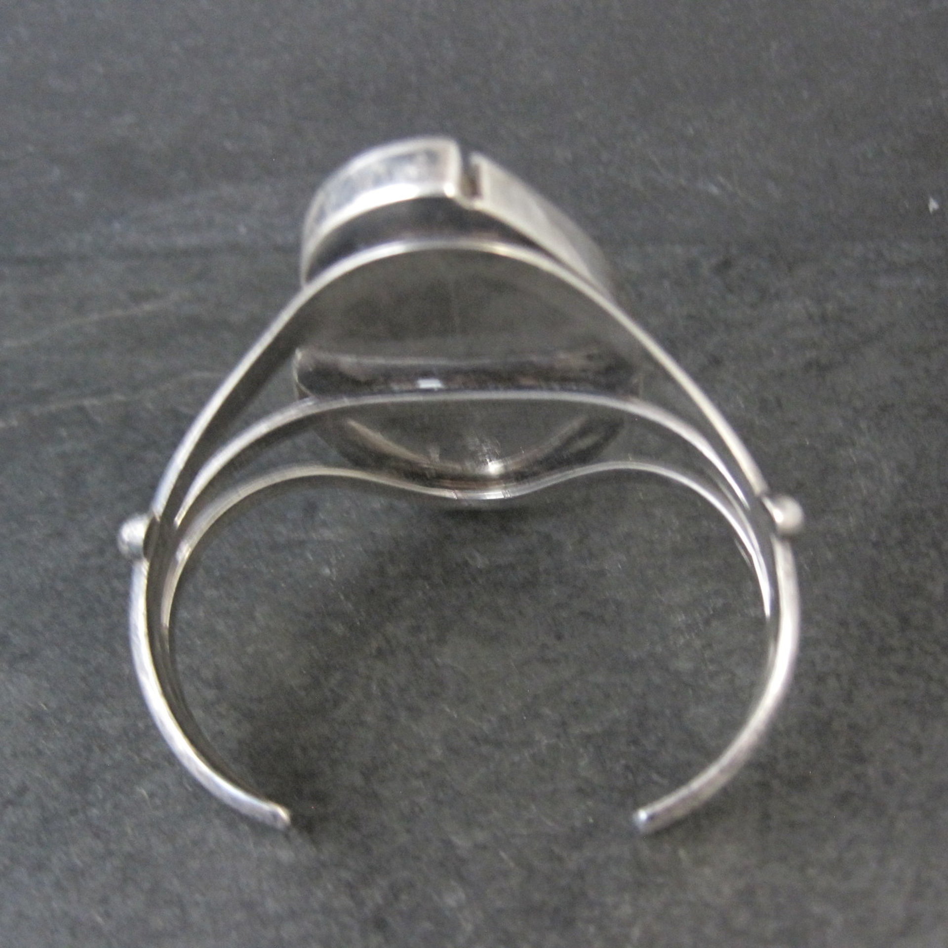 Navajo Sugilite Feather Cuff Bracelet Wilbert Cora Vandever 6.25" Sterling Silver & 14K Yellow Gold