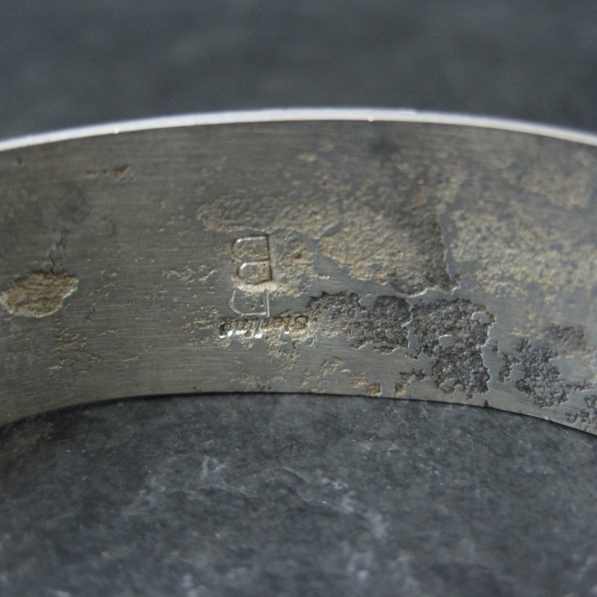 Navajo Sterling Tufa Cuff Bracelet 6.25 Inches Anthony Bowman