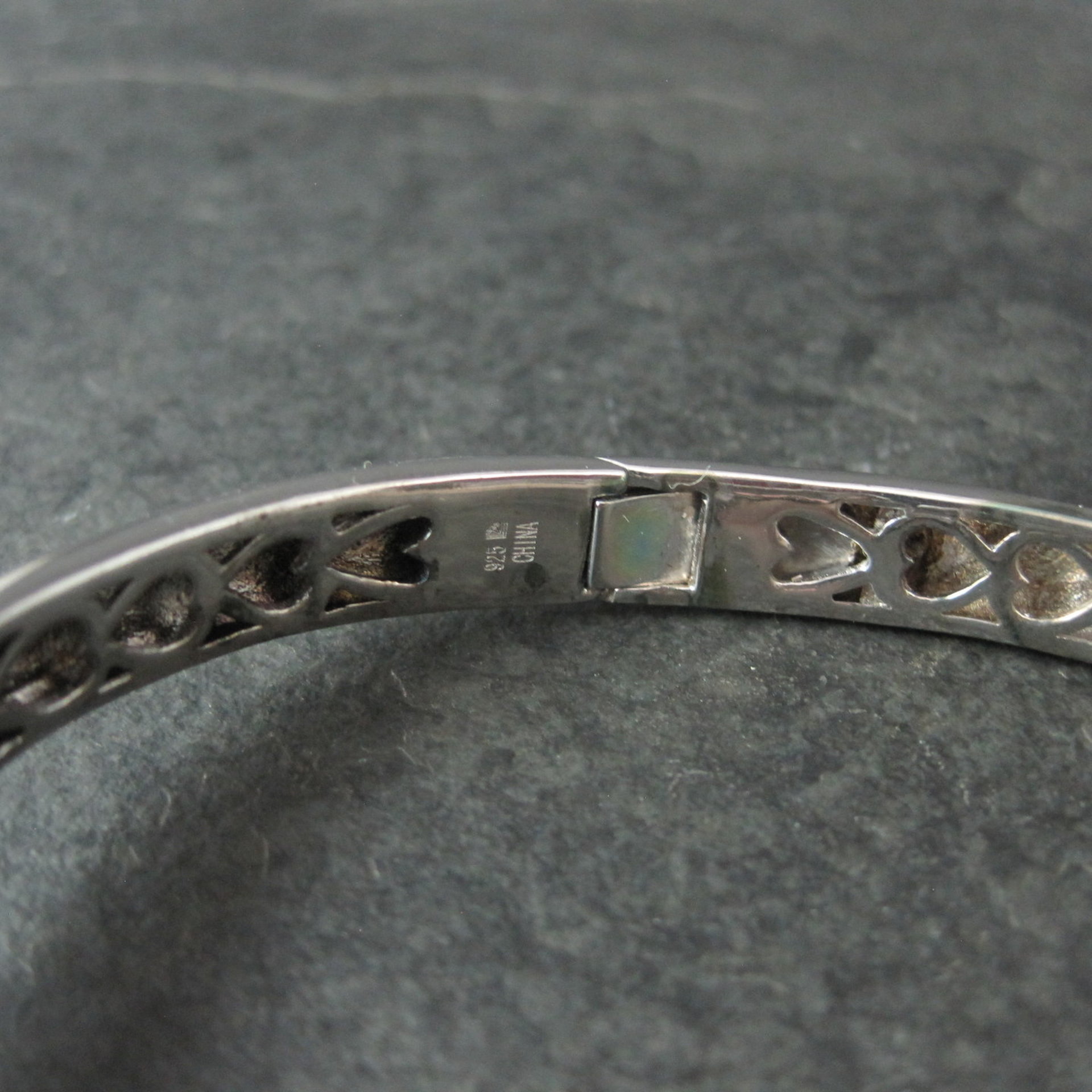 Colleen Lopez Rose de France Sapphire and Diamond Sterling Silver Bracelet