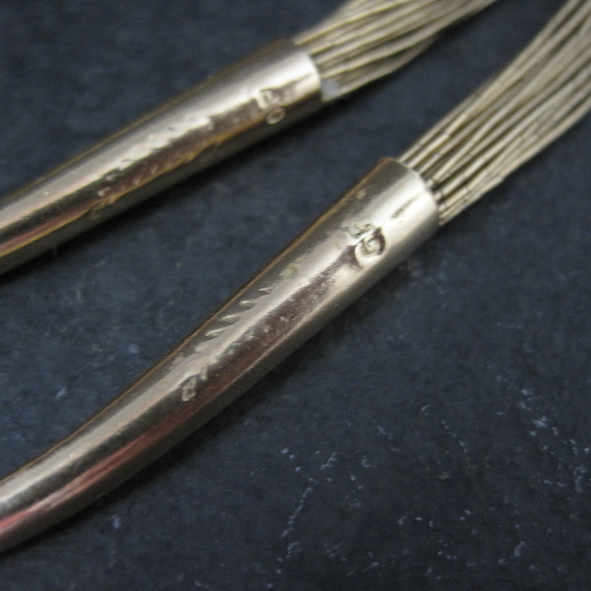 Vintage 30 Strand Liquid Gold Heishi Necklace Native American Gold Filled