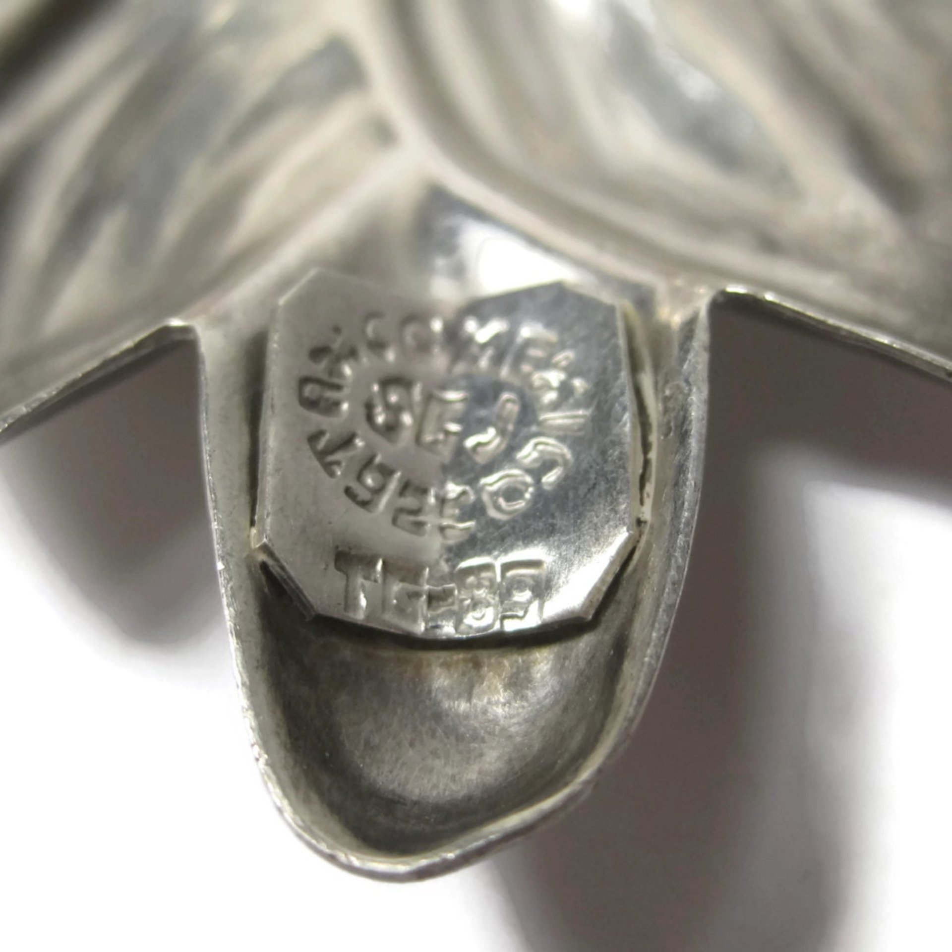 Vintage Mexican Sterling Lily Brooch Pendant Salvador Garcia Jaimez